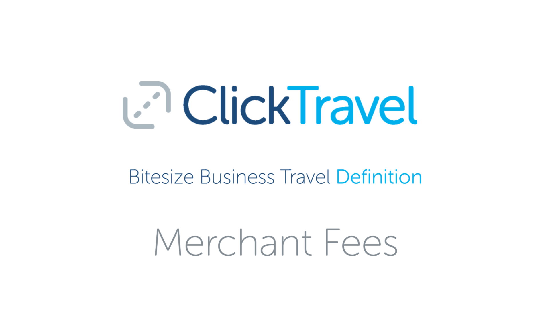 [VIDEO] Bitesize Business Travel Definition : Merchant Fees