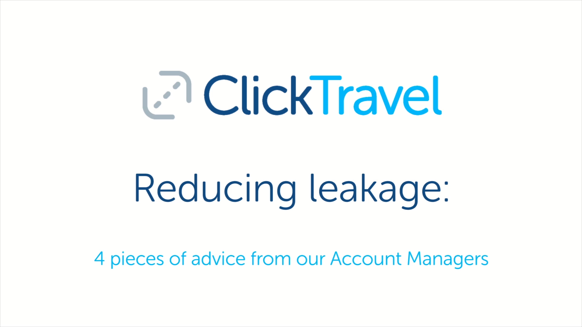 [VIDEO] Reducing Leakage : Advice from an account manager