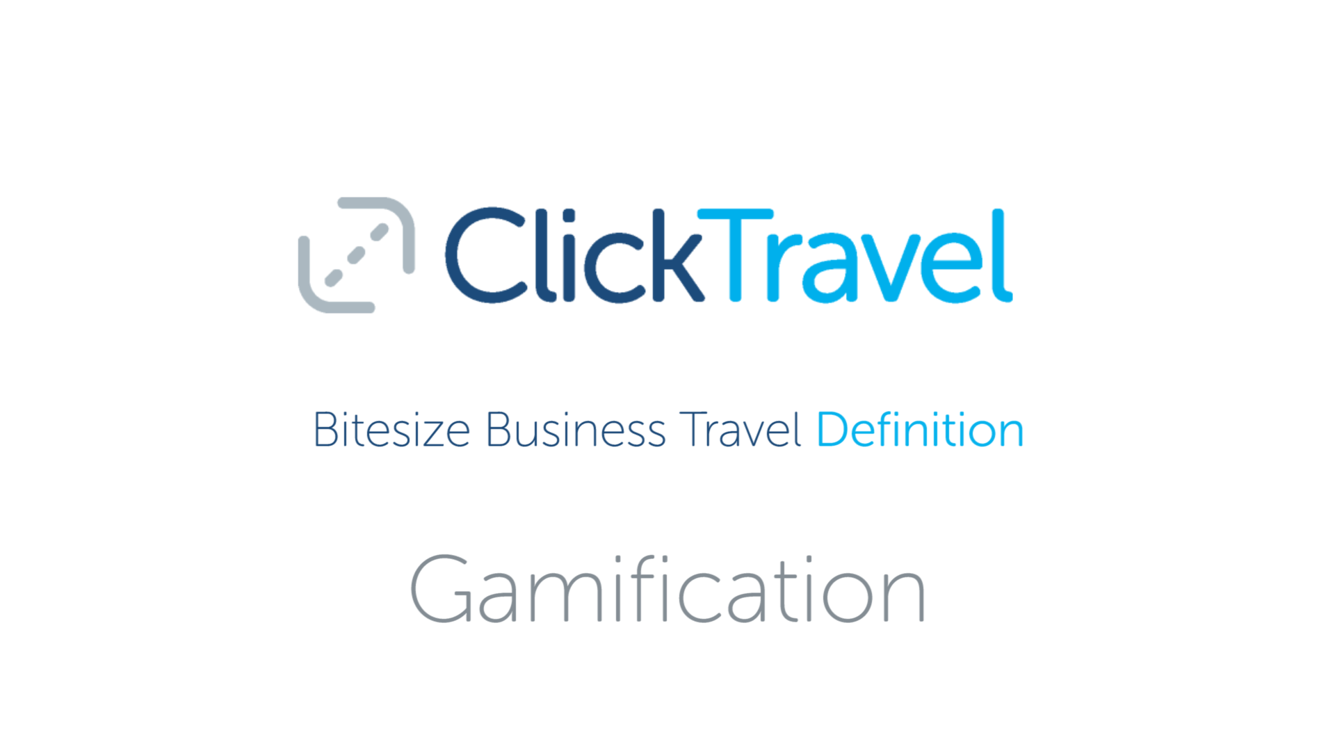 [VIDEO] Bitesize Business Travel Definition : Gamification