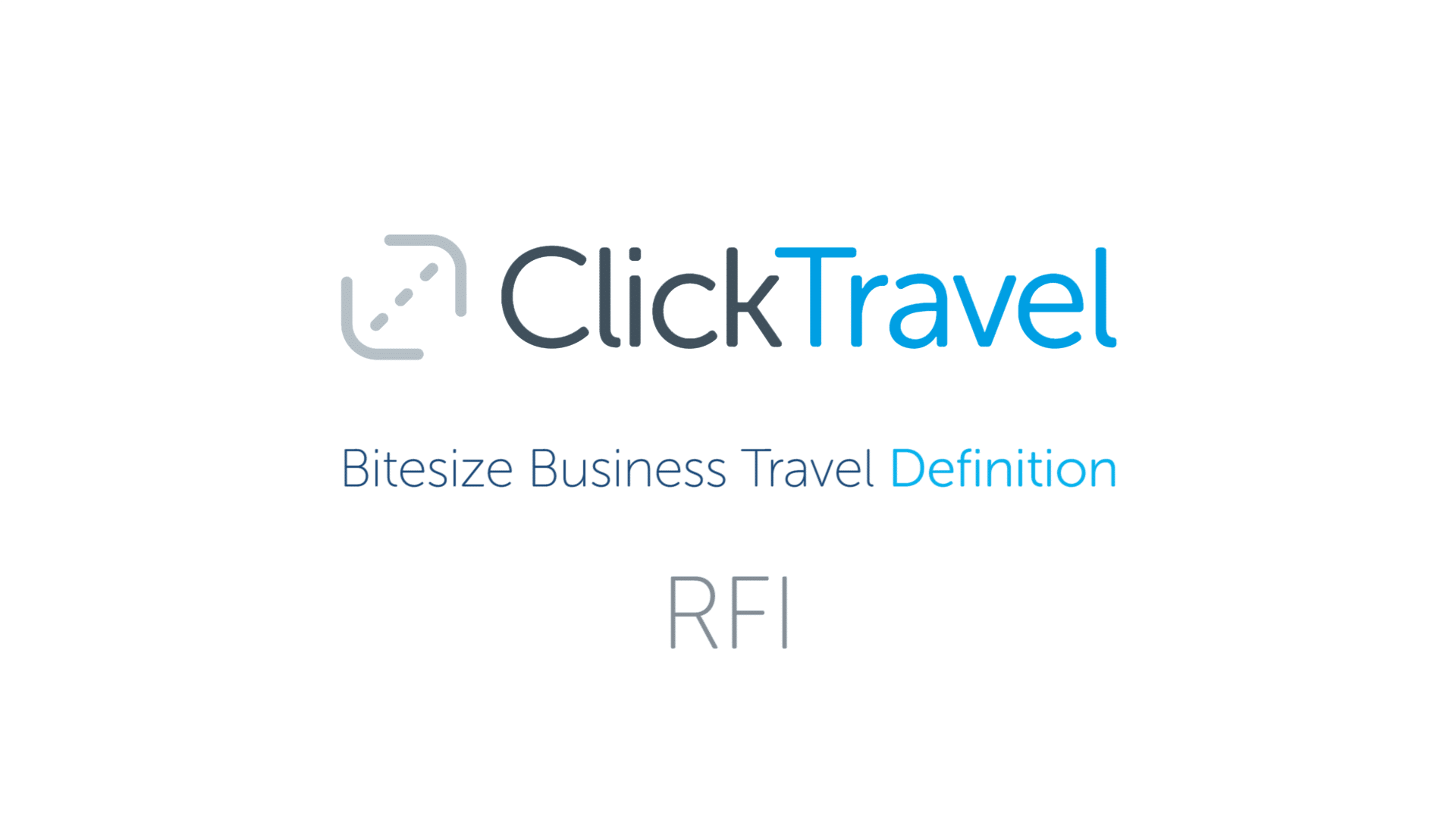 [VIDEO] Bitesize Business Travel Definition: RFI